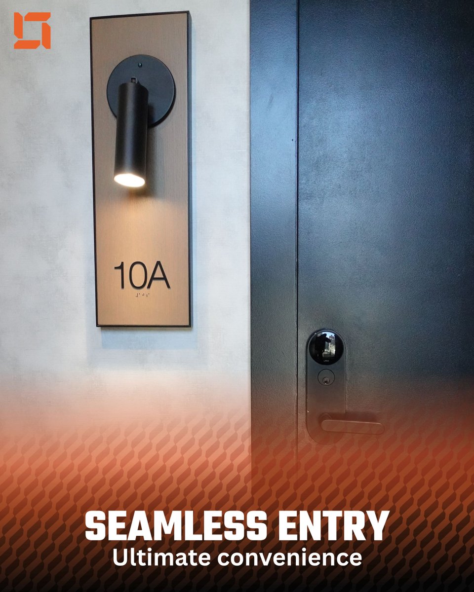 Vertex_Security's tweet image. Unlock your NYC apartment with ease! 🔑 Our smart latch lock offers access via the DOOR App, keycard, Apple Watch, or code. Perfect for residents &amp;amp; property managers! Upgrade today! #VertexSecurity #SmartLocks #KeylessEntry #ApartmentLife #NYCRealEstate #ModernLiving