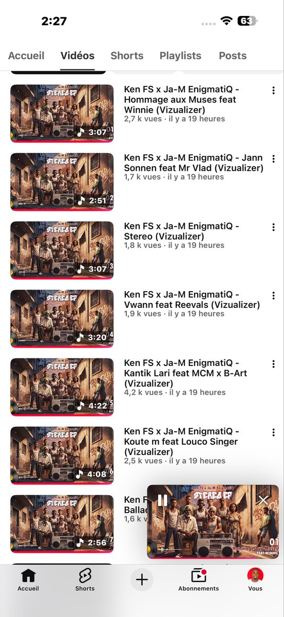 Stéréo 🔥🔥
Bel Jwè Yo 🚀
Map byen Tande la 
Gen Rap Wi Pwojè a Santi bon
 <a href="/kenfsofficiel/">@KEN FS 🐼🐼🐼</a> ak <a href="/ja_m_ofisyel/">JA-M EnigmatiQ</a> 

Tout tizè Parey Mw dwe kontan la📻🔥