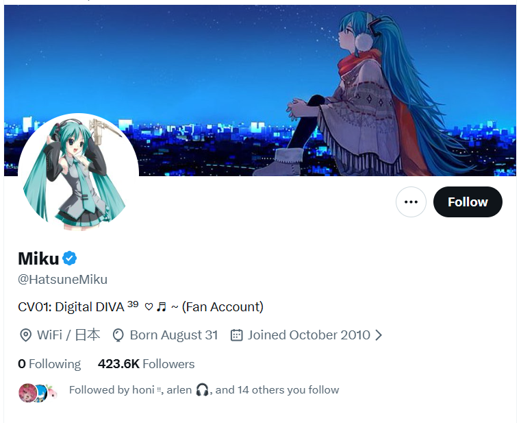 tsubasakurai1's tweet photo. Please unfollow @/HatsuneMiku

#FuckYouConnor #DownWithTheFakeMiku https://t.co/4ryQFRsk4f