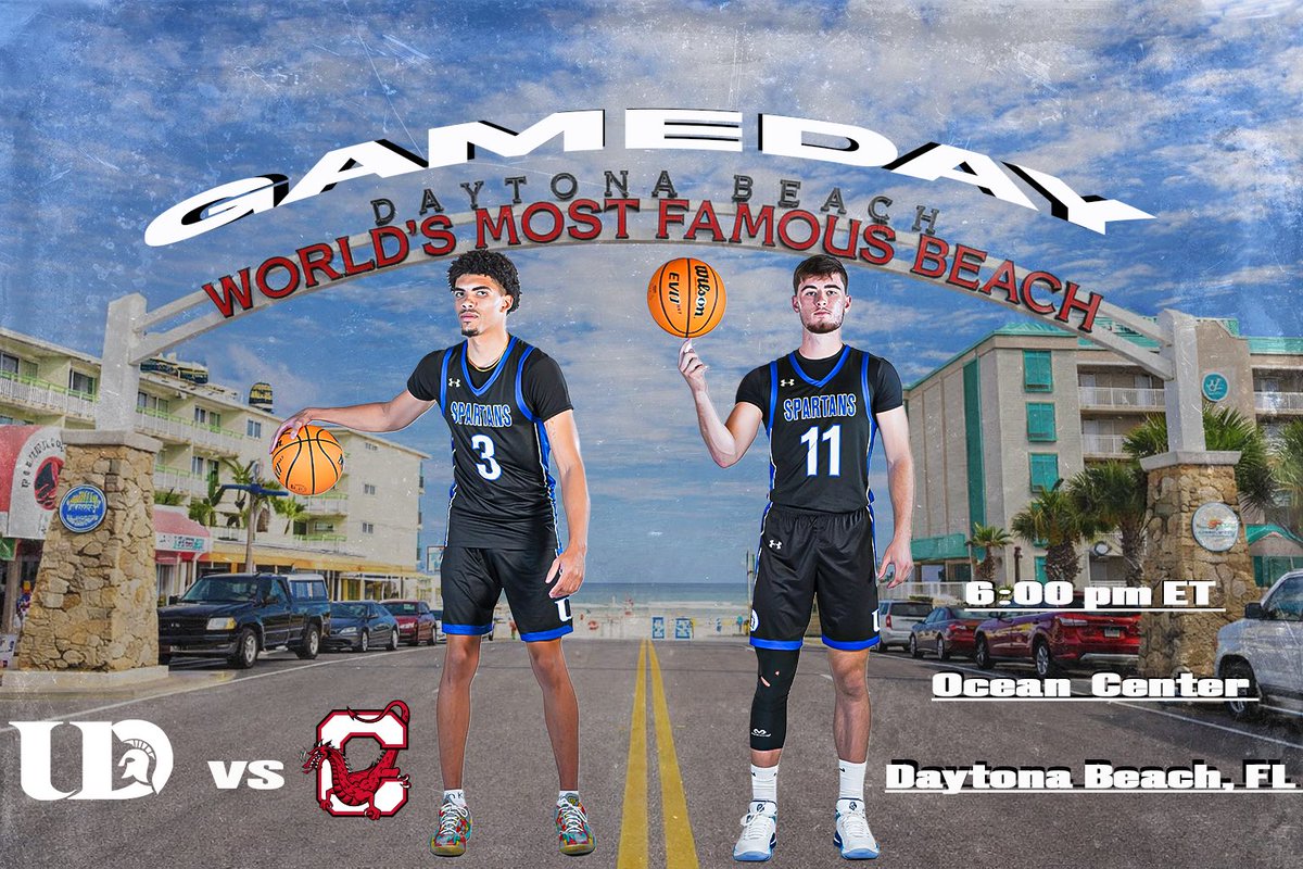 UDHoops's tweet image. Day 1 of the Florida Sunshine Shootout☀️ 
🚨GAMEDAY🚨
🏀- vs RV SUNY Cortland 
⏰- 6:00 pm ET (5:00 pm CT) 
📺- (Pay to Stream-FloSports $$$) 
flohoops.com/events/1460972…
📊- dubuque.sidearmsports.com/sidearmstats/m…
📍- Ocean Center Daytona Beach, FL

#FlySparty
#RepTheDBQ
#d3hoops