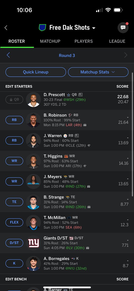 Matty_Ice2121's tweet photo. @JakesFFootball Any changes? https://t.co/LSekc1PhkP