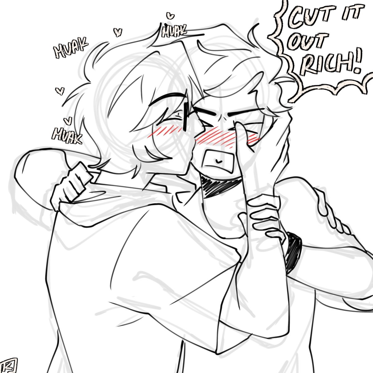 realtrashkid's tweet image. Reddie doodle... augh infancia 🚬
#reddie #ITChapterone #reddiefanart