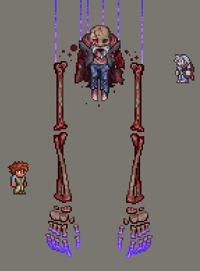 Skeletron redesign yay

#terraria #pixelart