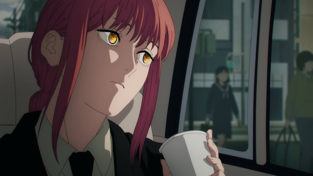 csm_screencaps's tweet image. Makima and her obession with coffee