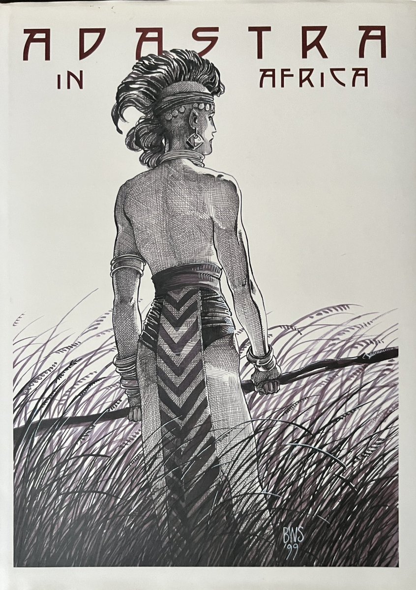 Reading #BarryWindsorSmith’s Adastra in Africa. Love this era of his art