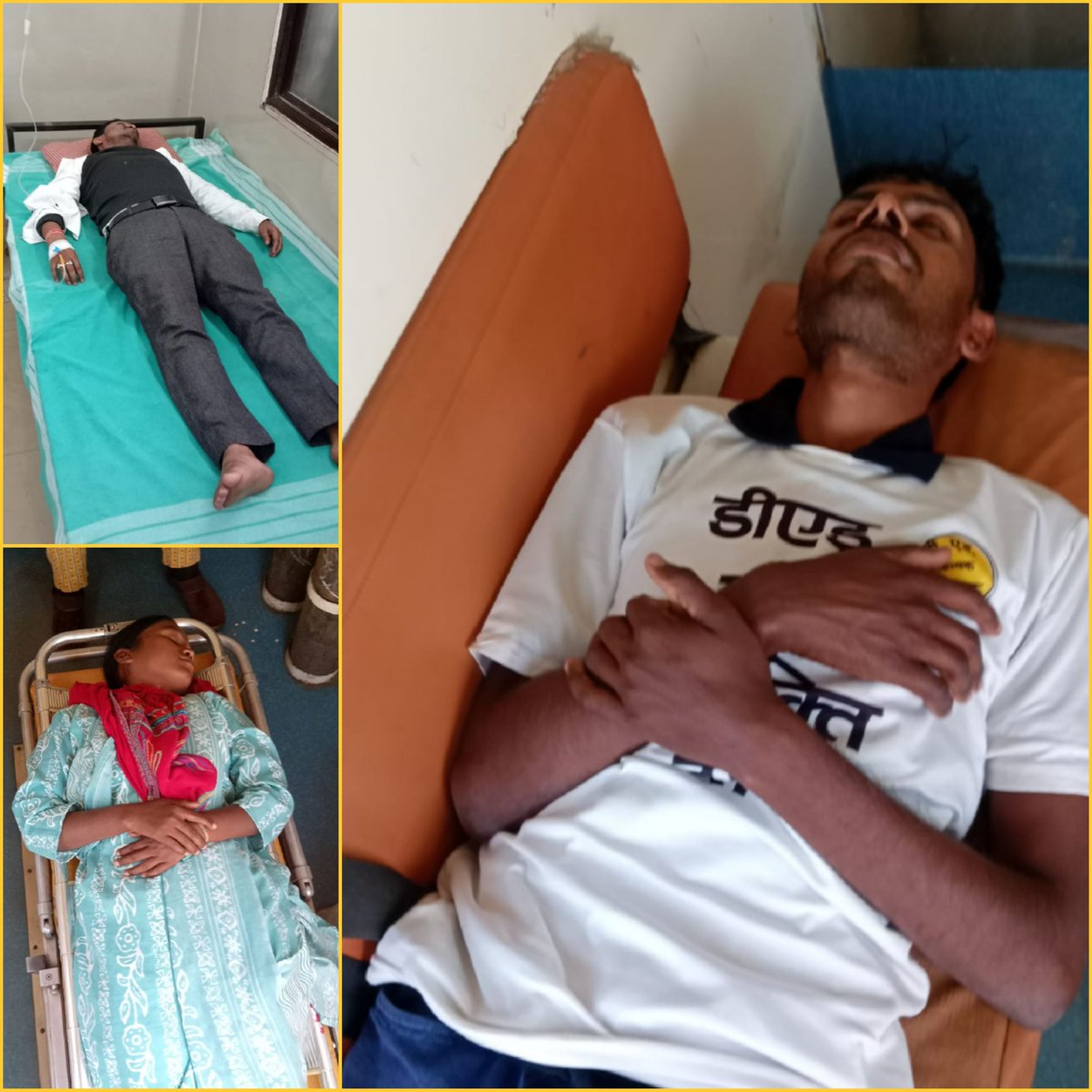 परीक्षा पास किए
मेरिट सूची में नाम आ गया
नियुक्ति पत्र नहीं मिला
हाई कोर्ट में केस जीते
सुप्रीम कोर्ट में केस जीते
छ.ग. सरकार ने दोनों कोर्ट के आदेश की अवमानना किए
अब अन्न जल त्याग कर आमरण अनशन पर 24 दिसंबर से धरने पर बैठे हैं।
मांग- जब तक नियुक्ति पत्र नहीं तब तक अन्न-जल नहीं