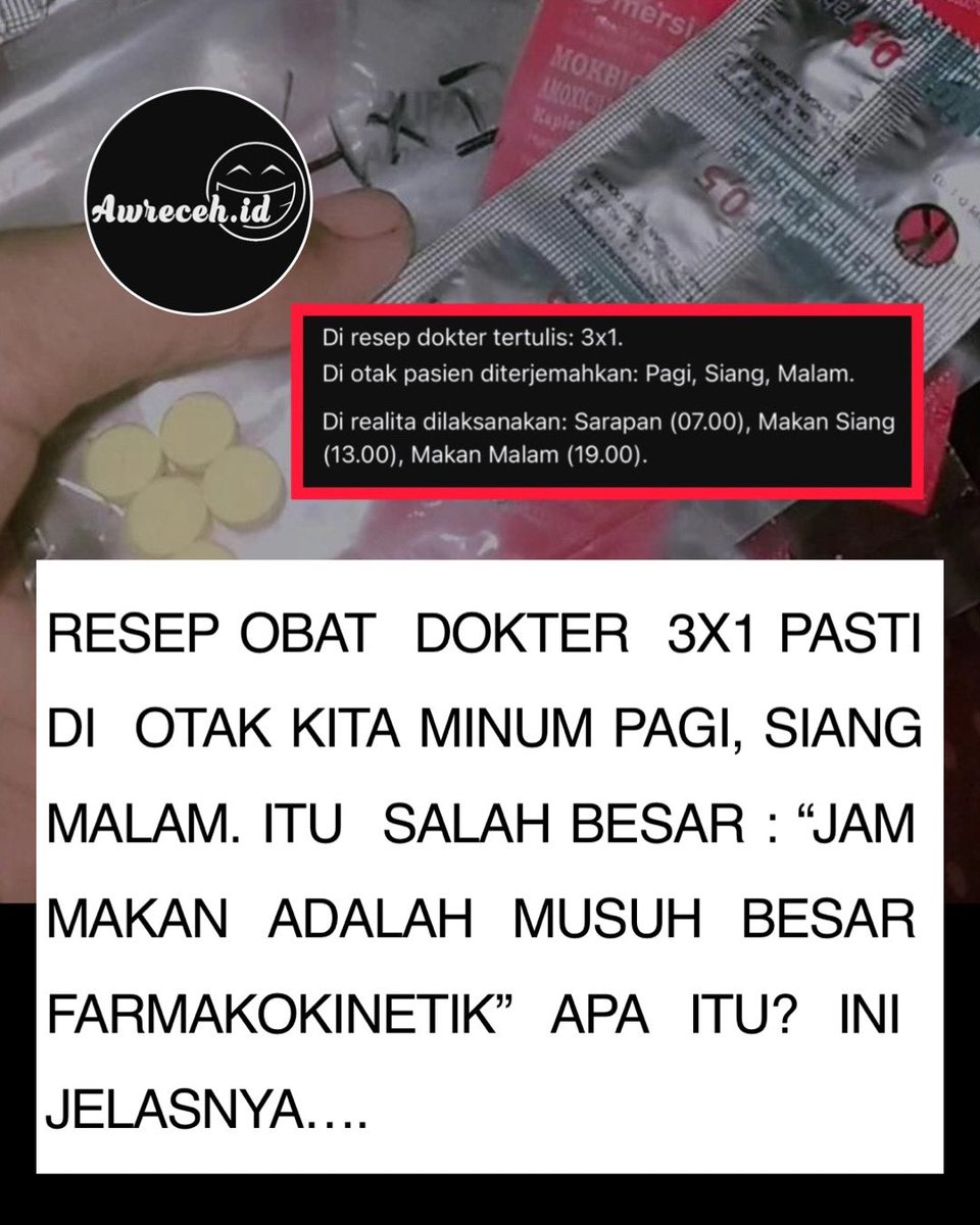 sosmedkeras's tweet photo. Baru paham cara minum obat sekarang 🥹, kenapa sih ga ada yg jelasin sedetail ini 😭

📸 th/permanaandi_ https://t.co/62GcnDhjPY