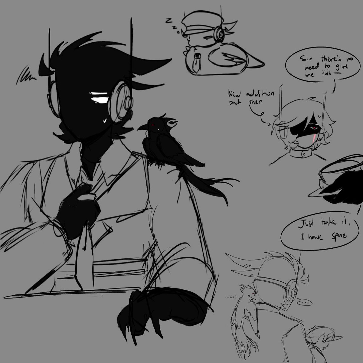 StaticElegy_'s tweet photo. Awful sketches of NoirHQ
#pressureHQ #StaticHQ #NoirHQ https://t.co/E75m4vZDzt