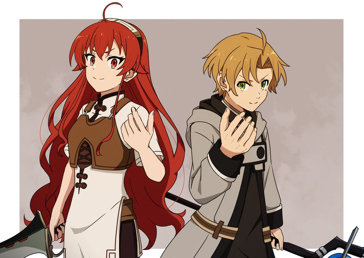 2025年自分が選ぶ今年の4枚 来年も無職転生いっぱい描きたい