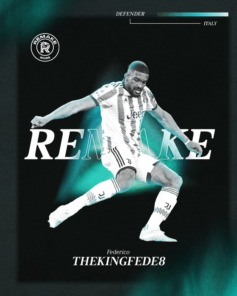 𝕎𝔼𝕃ℂ𝕆𝕄𝔼 𝔹𝔸ℂ𝕂 🟢⚫️
𝓣𝓱𝓮𝓚𝓲𝓷𝓰𝓕𝓮𝓭𝓮𝟠

Difensore così solido che le palle respinte rimbalzano indietro. Ha più clean sheet che vacanze. La noia degli attaccanti è nella Remake!