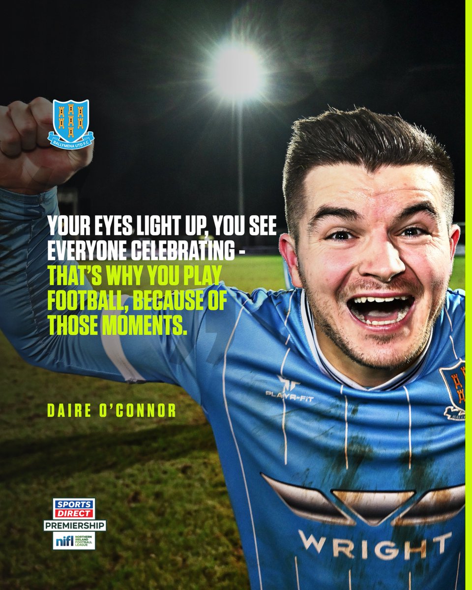 OfficialNIFL's tweet photo. A memorable Boxing Day for him &amp; the Sky Blues!🩵

O'Connor X @BallymenaUnited 

#SportsDirectPrem https://t.co/JTDJsDhols