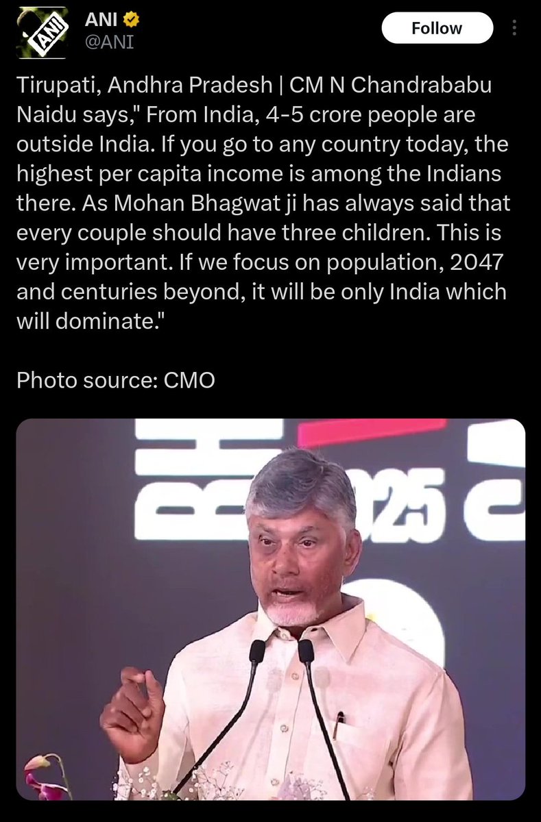 MaradapuN's tweet photo. @ncbn @naralokesh Three children? Why the cheddi gang leader Bhagwat and his gang aren't bearing children? Making same mistake as in previous tenure Sad to see the beloved TDP becoming a stooge https://t.co/tkKfEcWRpi