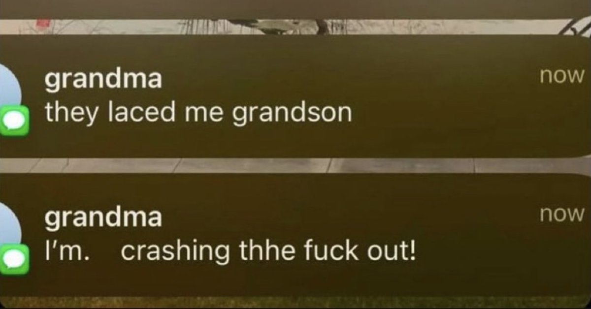 normal_ballerz's tweet image. gf took an edible and instead of saying “im high as fuck” she keeps saying this