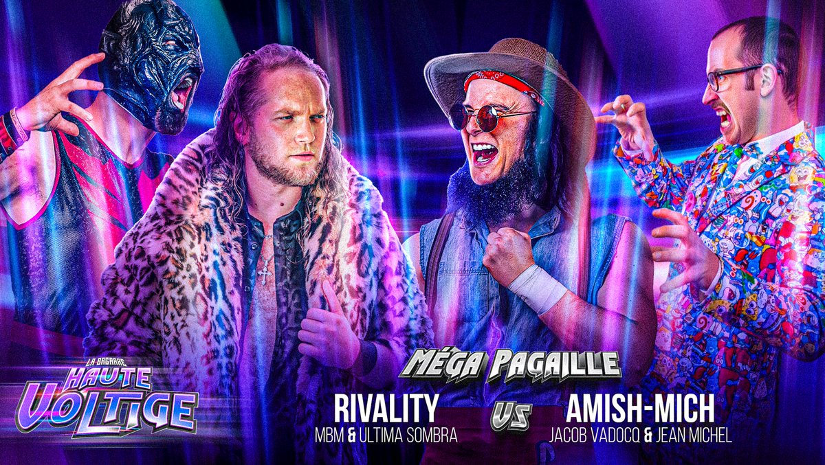 IciLaBagarre's tweet photo. 🔥 𝐋𝐄 𝐑𝐄𝐍𝐃𝐄𝐙-𝐕𝐎𝐔𝐒 𝐈𝐍𝐂𝐎𝐍𝐓𝐎𝐔𝐑𝐍𝐀𝐁𝐋𝐄 🔥

[MATCH MEGA PAGAILLE]
AMISH-MICH 🆚 RIVALITY

17 JANVIER - PLOUGONVEN

🎟️ BILLETTERIE : https://t.co/J1U8wygh0F 

#wrestling #catchfrancais https://t.co/USqmkShLuQ