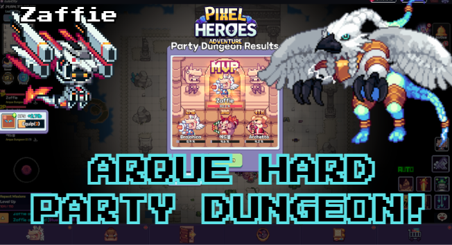 Zaffie Carry Arque party dungeon already???🤩
Check Full video : youtu.be/npSV-koB4jk

<a href="/PixelHeroesMMO/">Pixel Heroes Adventure</a> #PHA