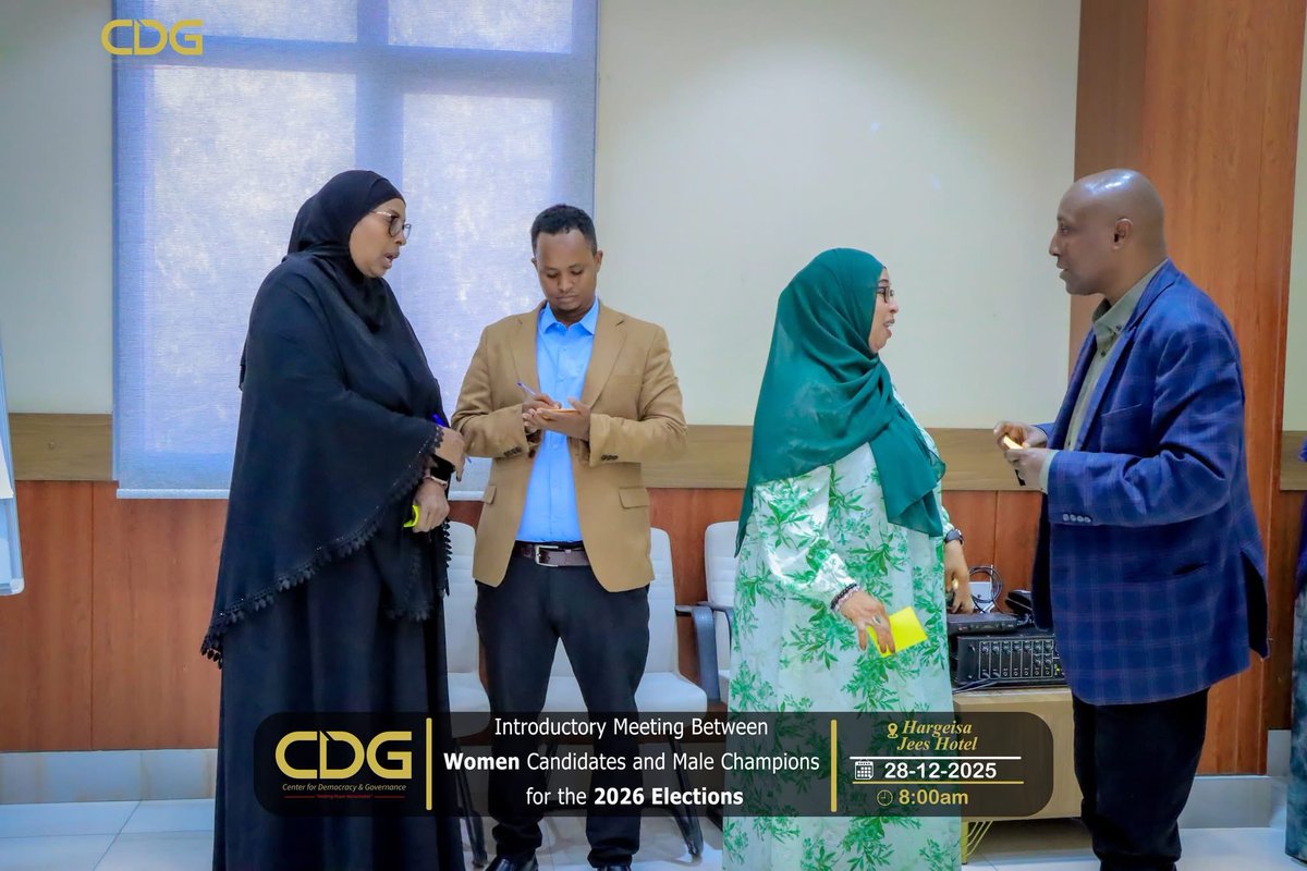 Center for Democracy and Governance (CDG) tweet media