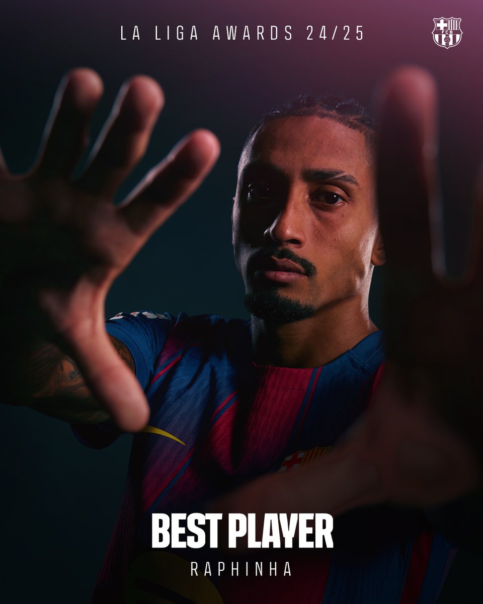 𝗟𝗔 𝗟𝗜𝗚𝗔 𝗔𝗪𝗔𝗥𝗗𝗦 𝟮𝟰/𝟮𝟱
Mejor Jugador: Raphinha

#GlobeSoccer