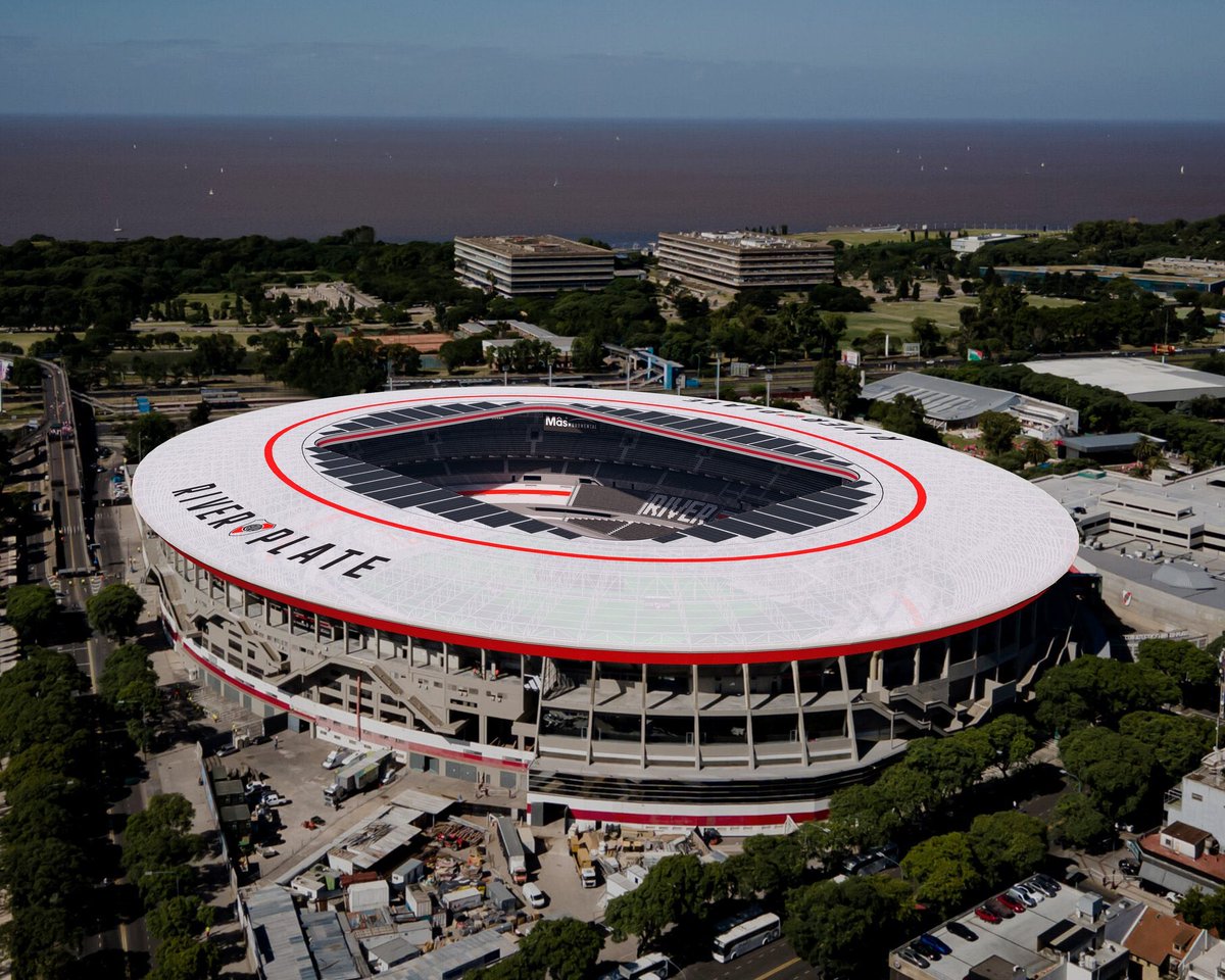 Mientras la cancha de Boca se cae a pedazos, River anunciará el techado para 100.000 personas. Cada día más lejos del resto.