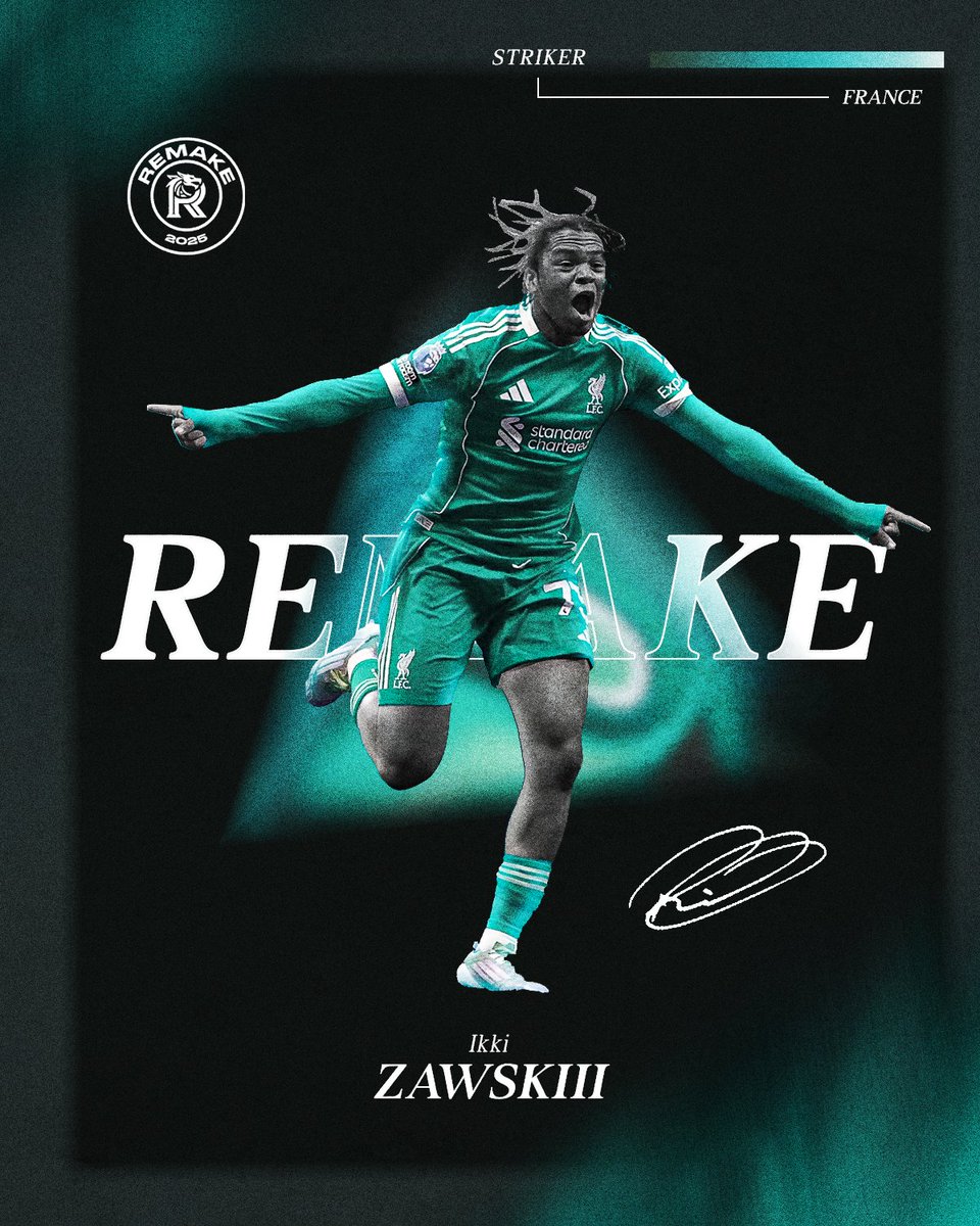 𝕎𝔼𝕃ℂ𝕆𝕄𝔼 𝔹𝔸ℂ𝕂 🟢⚫️
𝓩𝓪𝔀𝓼𝓴𝓲

Attaccante che semina panico come un uragano, devasta difese e raccoglie gol a pioggia. La tempesta inarrestabile di Remake!