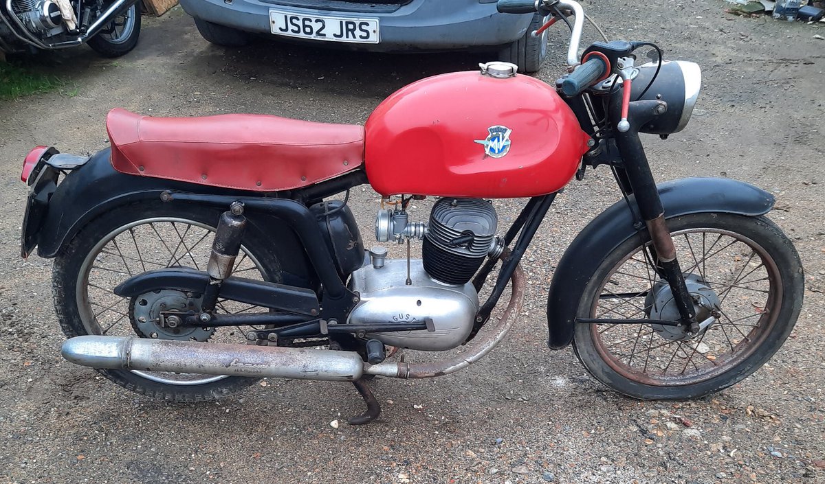 Looking for a little project?
1960 MV 125 TRA
Reserved at £750 who is tempted…..
In our 12th March classic bike auction.