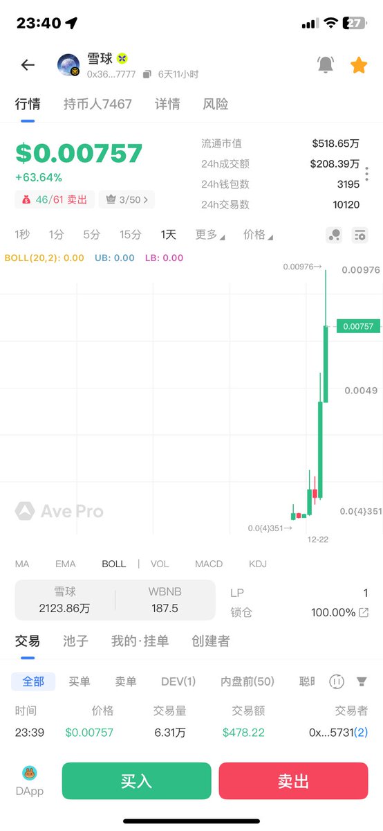Uncle8571's tweet photo. 雪球币安钱包热门搜索第一

现在还不赶紧上车过几天大腿又被拍断

雪球越滚越大，u越滚越多

买卖3%回购销毁，自动做市

24小时腾讯会议：424-183-634

0x36f2fd027f5f27c59b8c6d64df64bcc8e8c97777 https://t.co/iyygmfgbps