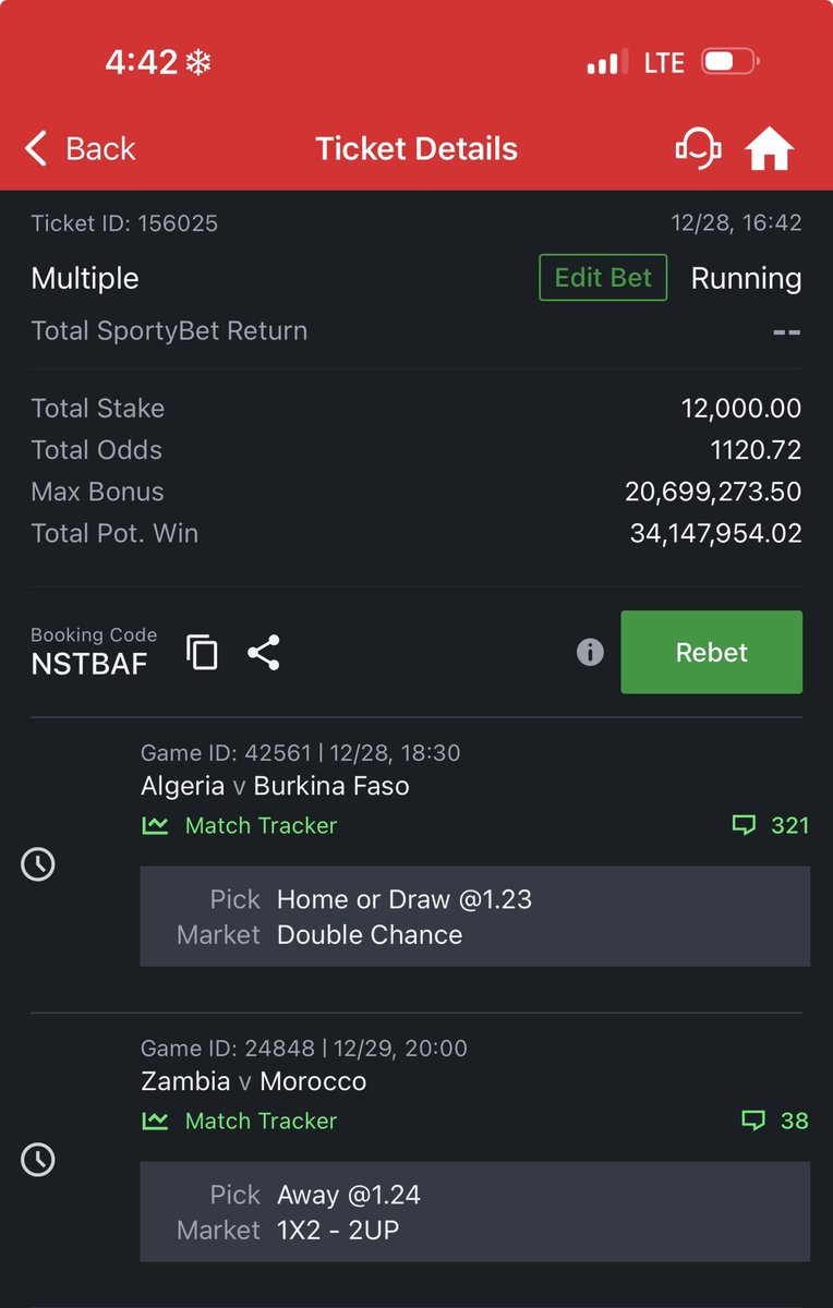 ODINAKACHUKWU as always!🧏🏻🏆

1k odds longshot, stake responsibly