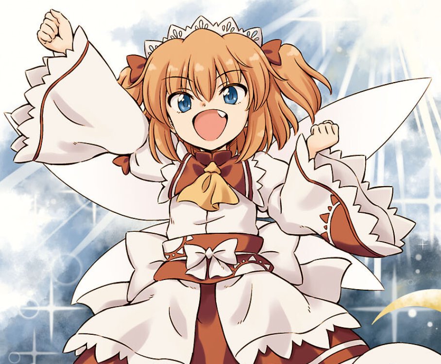 dailytouhous's tweet image. The Touhou of the day is: Sunny Milk!