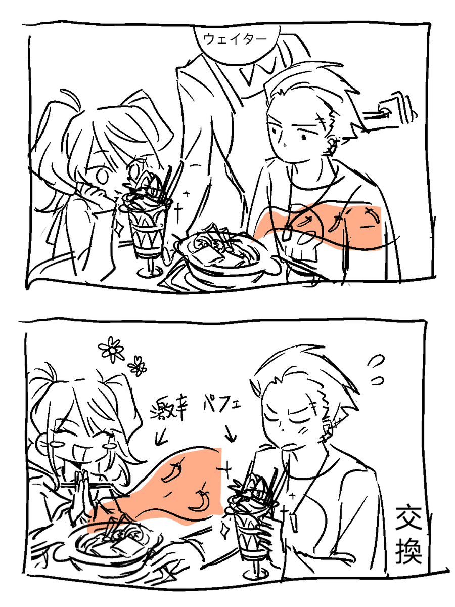 ◆蒼のくに◆手描きイラスト 新活動的二人 好喜歡 #新世界狂歡 #nucarnival #nuカーニバル #墨菲