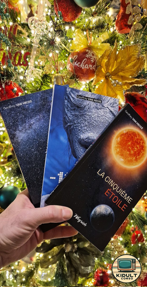🎄📚 Un des nombreux cadeaux reçus au pied du sapin cette année…
Le troisième volume de mon ami Geoffrey Van Hecke ✍️

✨️ Un livre que je vous conseille vivement si, comme moi, vous êtes passionnés par l’anticipation, la science-fiction et les visions de notre avenir 🚀