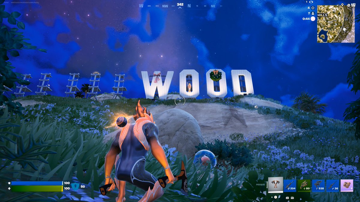 *Beavis voice* Wood, heh heh. #Fortnite