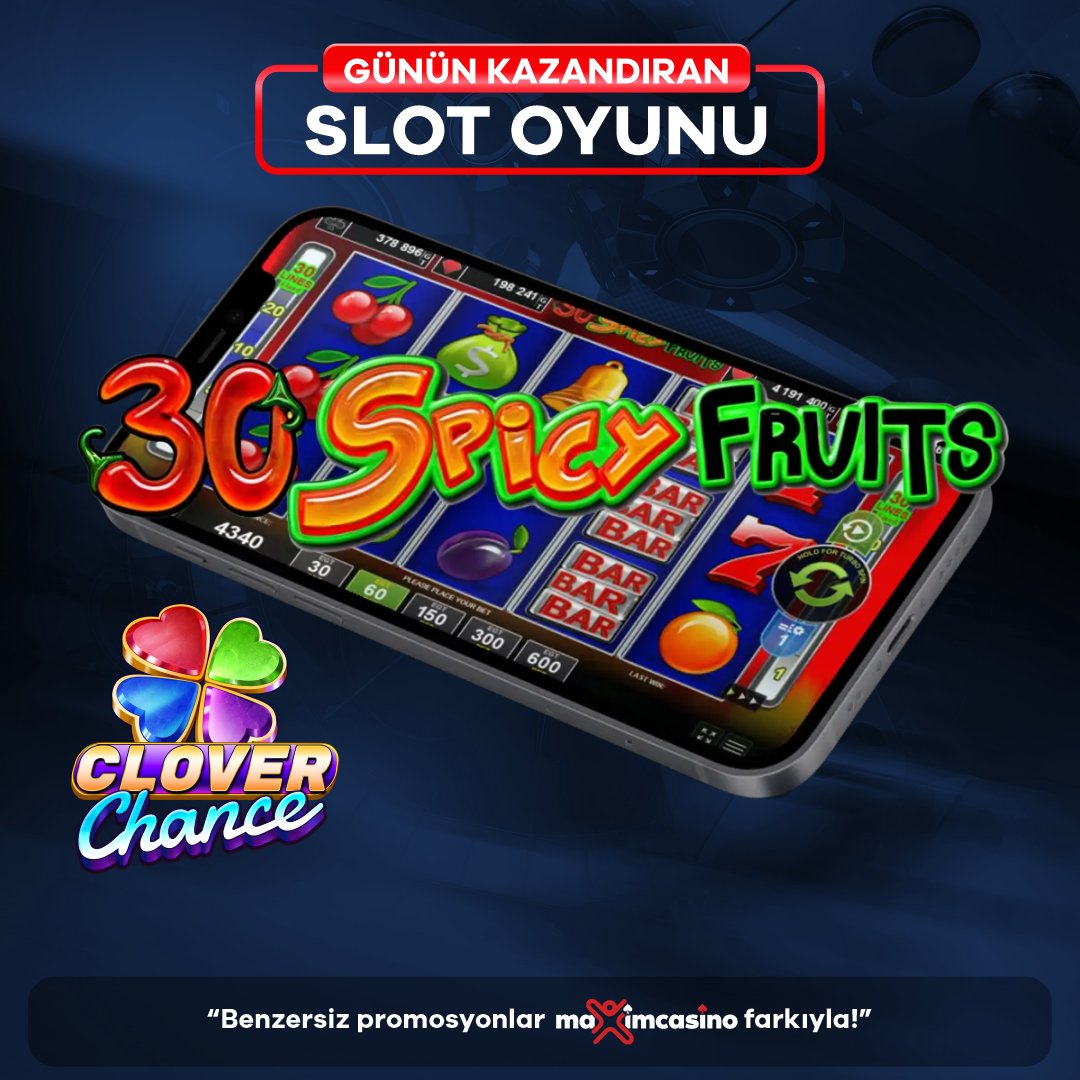 🎉#MAXİMCASİNO  Günün Slot Oyunu

🍒AMUSNET'in En Çok Kazandıran Oyunu

🌶 30 SPICY FRUITS 🌶

🫰#MAXİMCASİNO İle Maximum Kazanç otolinkaff.com/yonle/maxtwit/