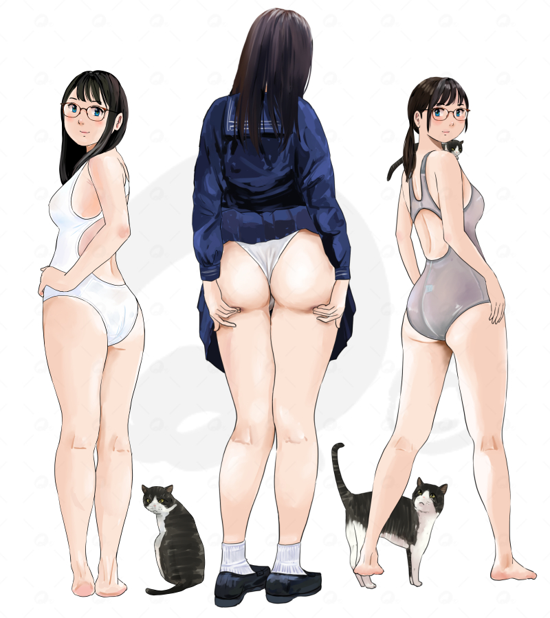 白水着のお尻⚪️⚪️⚪️ 