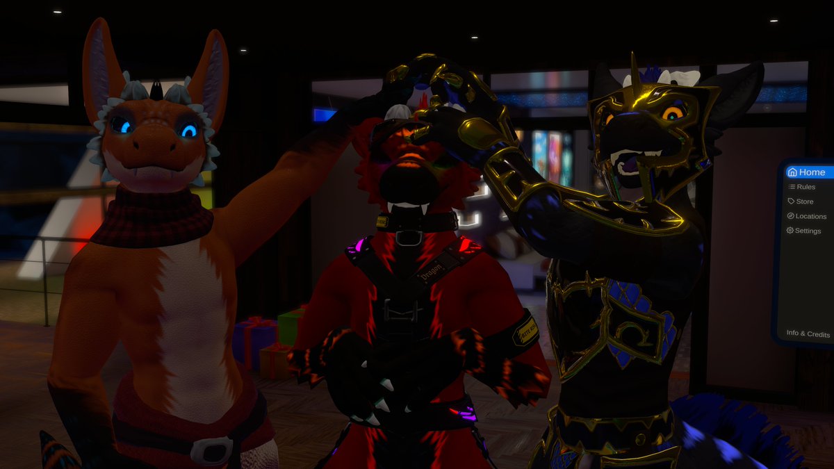 Some happy MoonFangs ☺️

Picture taken by <a href="/KuldriFloof/">Fang Marshalin Rider</a> 
Features: <a href="/Slambael/">Slambeano</a> &amp; <a href="/RogonUsaryis/">Rogon Usaryis</a> 
(Picture is not mine)