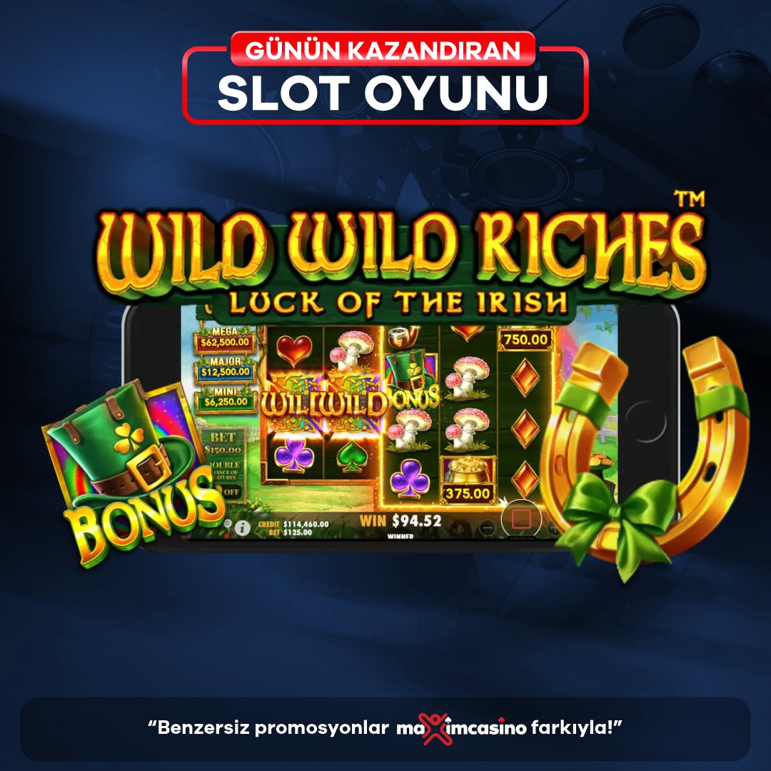 🎉#MAXİMCASİNO  Günün Slot Oyunu

🎩PRAGMATIC PLAY'in En Çok Kazandıran Oyunu

🪙 WILD WILD RICHES 🪙

🫰#MAXİMCASİNO İle Maximum Kazanç otolinkaff.com/yonle/maxtwit/