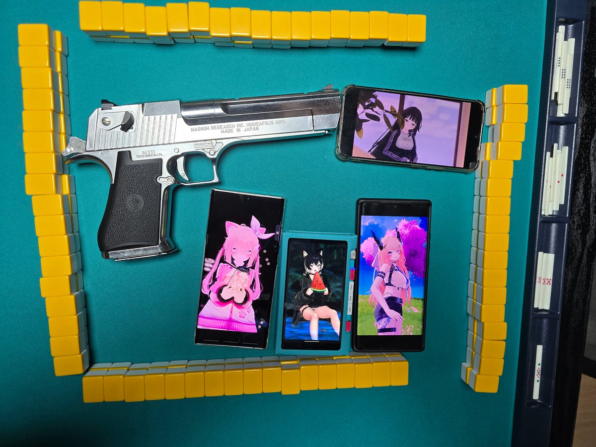 vrc_NERO's tweet image. 맛있는 사람들과 재밌게 술을 마시며 좋은 마작을 쳤다네요~~

@oddnit