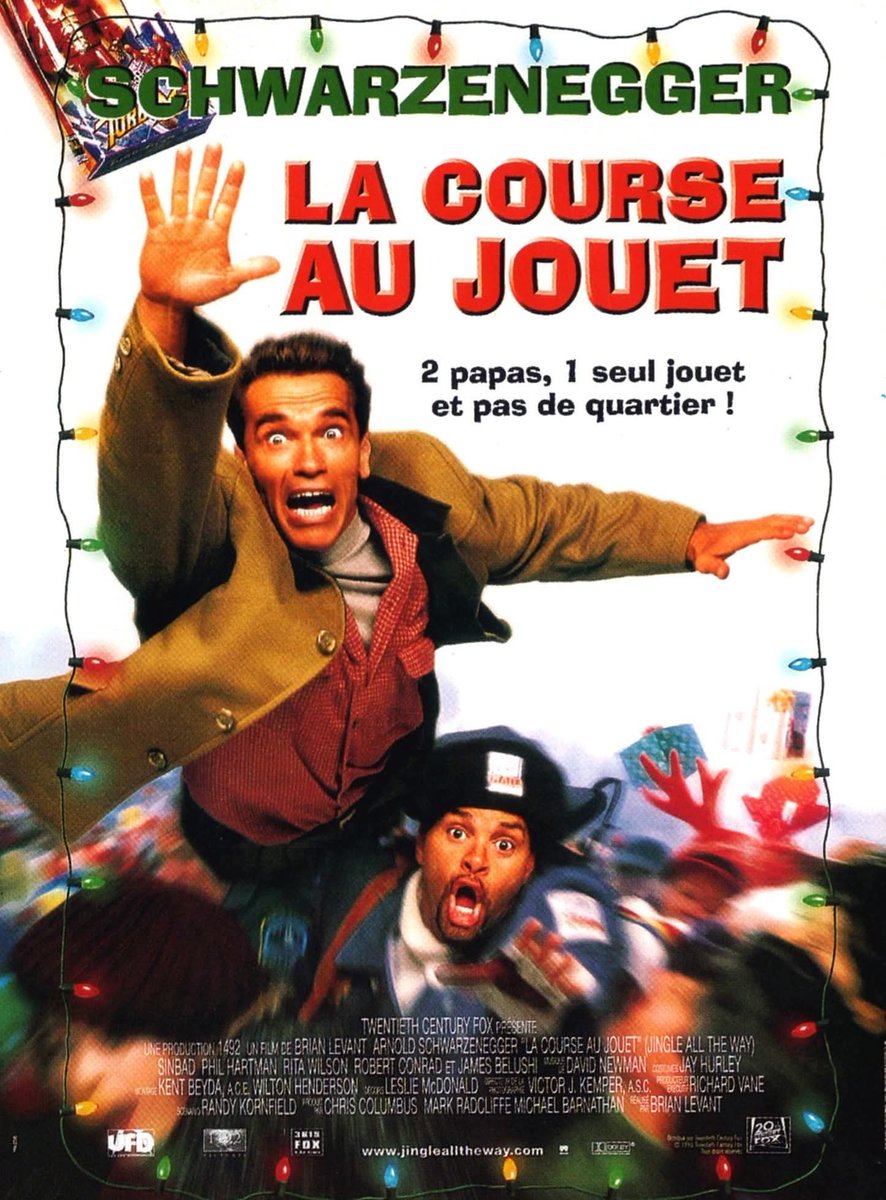 TeamCastagnet's tweet photo. Le Film LA COURSE AU JOUET (1996).

Ce soir, sur 6ter @6ter, à 21H10.

Film américain genre comédie.
Film sorti en 1996.
#LaCourseAuJouet #Film #Film1996 #Comédie #Rire #Noël #JingleAllTheWay #BrianLevant #TurboMan #ArnoldSchwarzenegger #20thCenturyFox #Cinéma #Télévision #6ter https://t.co/yNC9gLxHsS