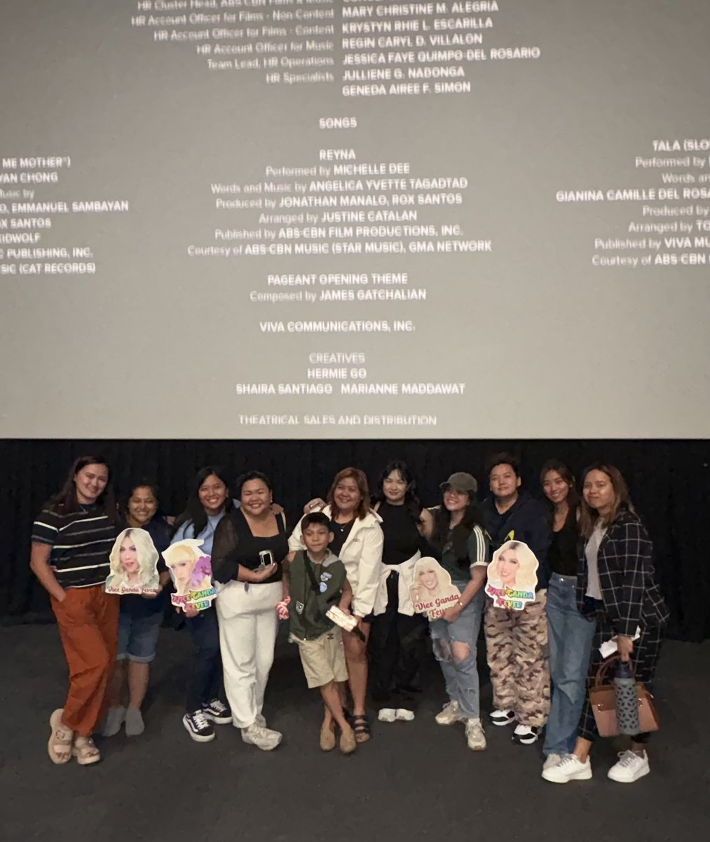elainnehp's tweet image. Nagsisilbing reunion talaga naming @VGFever &amp;amp; ng mga kapwa little ponies ko kapag nagkikita kami sa pa-blockscreening namin ng movie ni Meme @vicegandako every year! So happy to be with my co-little ponies again and again!🫶🏻🥰 Forda love and support kay Meme present kami nyan!🥰
