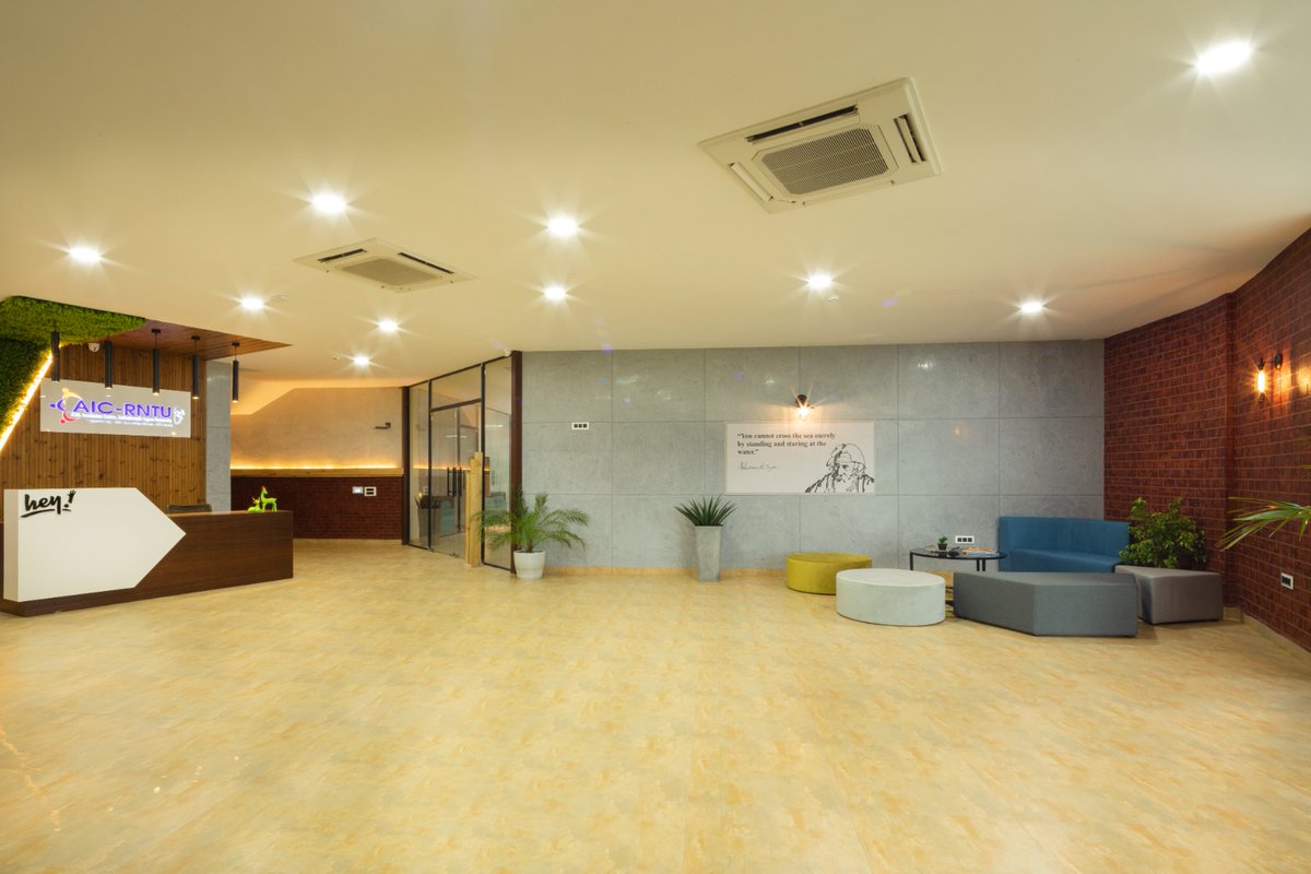 Charnockitee's tweet photo. Proud to deliver the interior design and build for Atal Incubation Centre AIC RNTU at RNTU Bhopal

@siyarchstudio
https://t.co/kF8cYqpXyl

#InnovationSpaces #IncubationCentre #StartupHub #InteriorDesignIndia #TurnkeyInteriors #WorkspaceDesign #DesignAndBuild #SiyarchStudio https://t.co/EaCUHljdAe