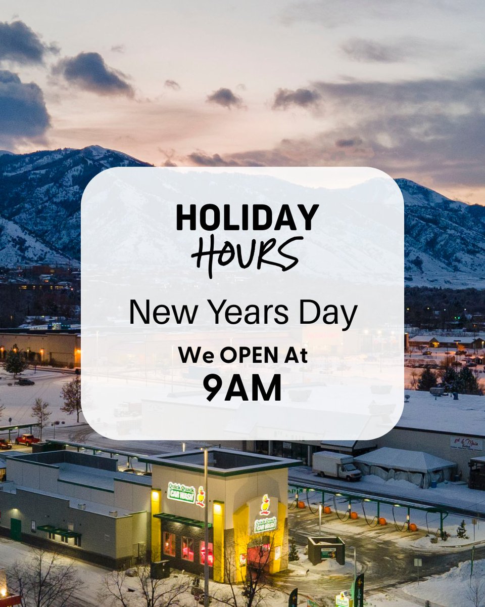 quickquack's tweet image. From our flock to yours — Happy New Year! ✨🕊️ 
We’re wrapping up 2025 with warmth and welcoming 2026 with joy.

Holiday Hours 🎆
• Dec 31: Closing at 6:00 p.m. local time
• Jan 1: Opening at 9:00 a.m. local time

Wishing you a bright, safe, and happy year ahead! 🎉…