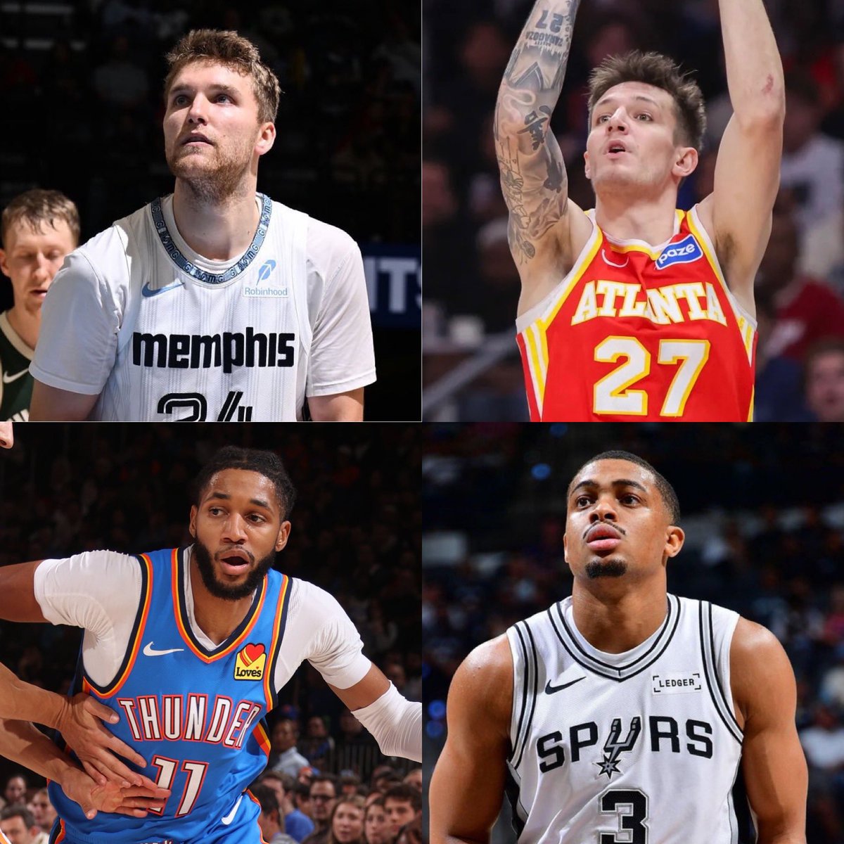TheLeadSM's tweet image. Highest TS% by players with at least 100 FGA off the bench this season: 

74.4 - Cam Spencer
71.2 - Vit Krejci
67.7 - Isaiah Joe
67.2 - Keldon Johnson
66.0 - Day’Ron Sharpe
65.0 - Collin Sexton
65.0 - Ayo Dosunmu
64.8 - Jerami Grant
64.8 - Kyle Kuzma
64.5 - Quentin Grimes
