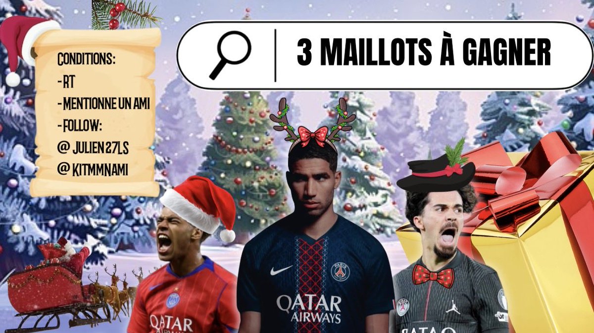 Julien_27LS's tweet image. 𝟯 𝗠𝗔𝗜𝗟𝗟𝗢𝗧𝗦 𝗗𝗨 𝗣𝗦𝗚 𝗔 𝗚𝗔𝗚𝗡𝗘𝗥 𝗣𝗢𝗨𝗥 𝗙𝗘𝗧𝗘𝗥 𝗖𝗘𝗧𝗧𝗘 𝗙𝗜𝗡 𝗗’𝗔𝗡𝗡𝗘𝗘 ❤️💙

🎁𝗣𝗼𝘂𝗿 𝗽𝗮𝗿𝘁𝗶𝗰𝗶𝗽𝗲𝗿 :
- 𝗥𝗧 
- @ 𝘂𝗻 𝗮𝗺𝗶 
- 𝗙𝗼𝗹𝗹𝗼𝘄 : @Julien_27LS 𝗲𝘁 @KitmmNami 

𝗧𝗔𝗦 𝗹𝗲 𝟮 𝗷𝗮𝗻𝘃𝗶𝗲𝗿 ⏳🍀