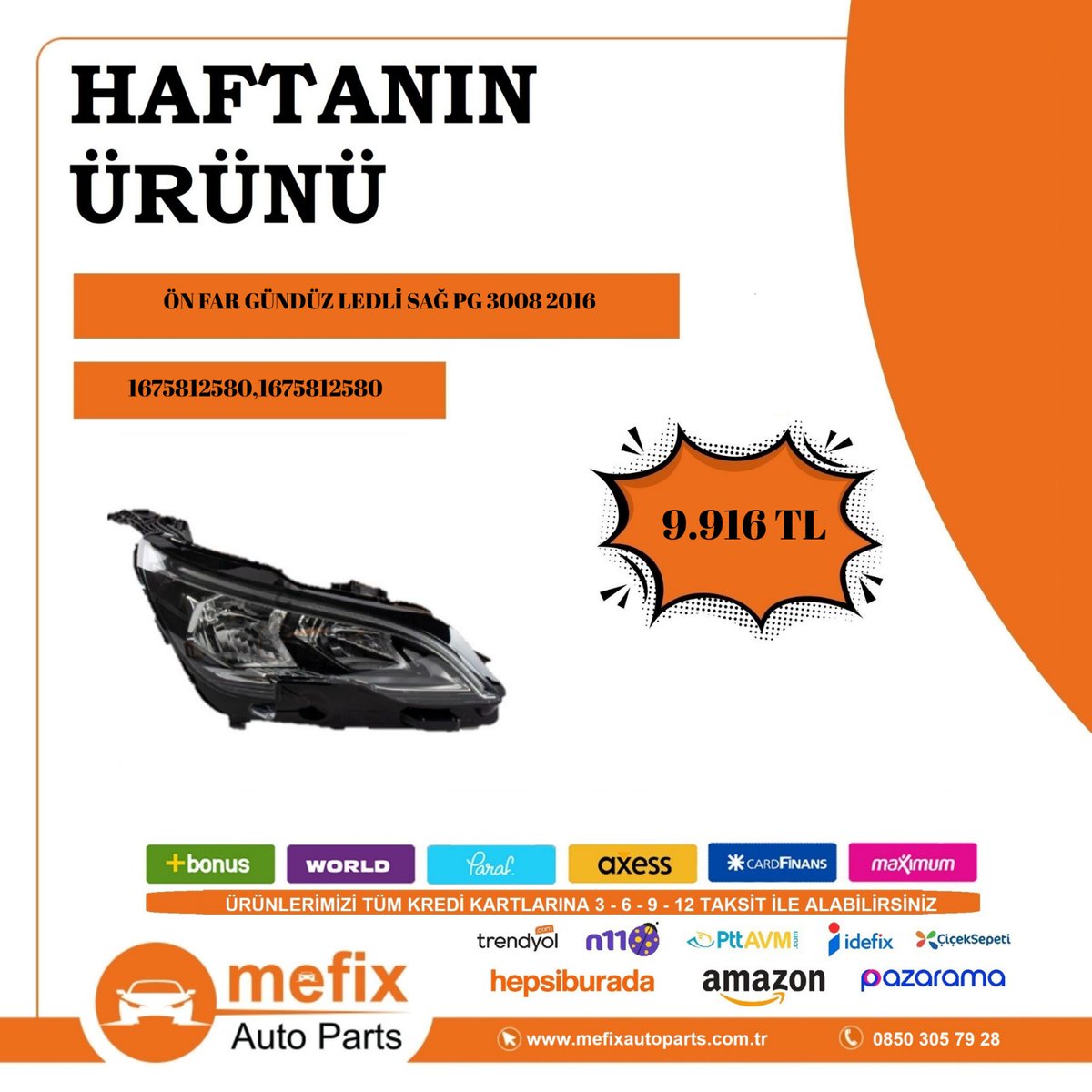 HAFTANIN ÜRÜNÜ

ÖN FAR GÜNDÜZ LEDLİ SAĞ PG 3008 2016

1675812580,1675812580

9.916 TL