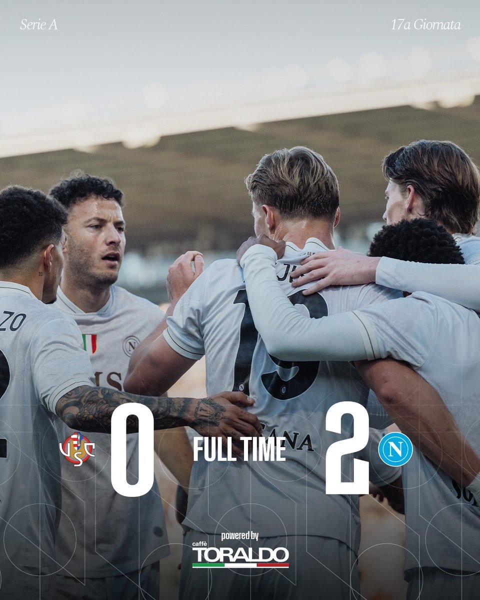 sscnapoli's tweet image. ⏹️ Full time: #CremoneseNapoli 0-2 

💙 #ForzaNapoliSempre