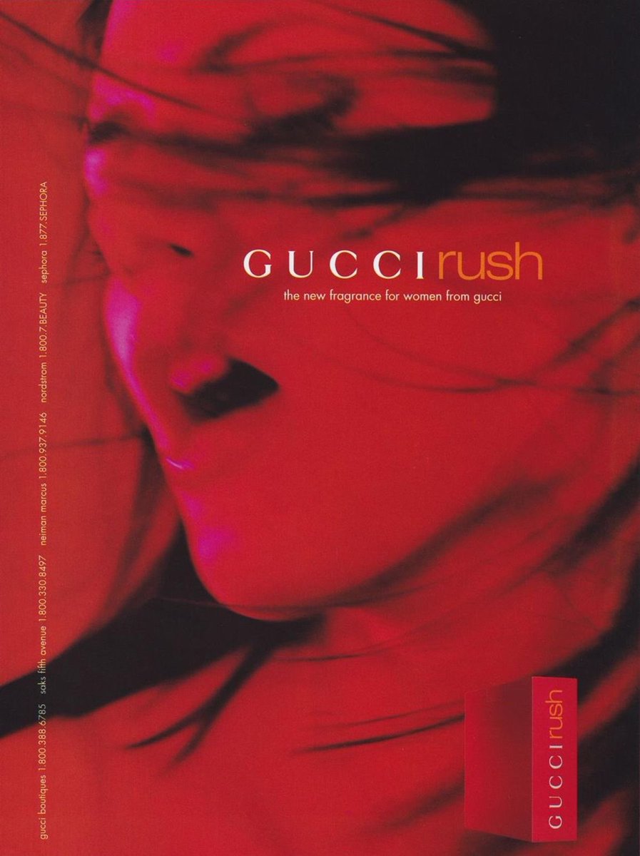 luusssso's tweet image. A lesson in color from vintage fragrance ads