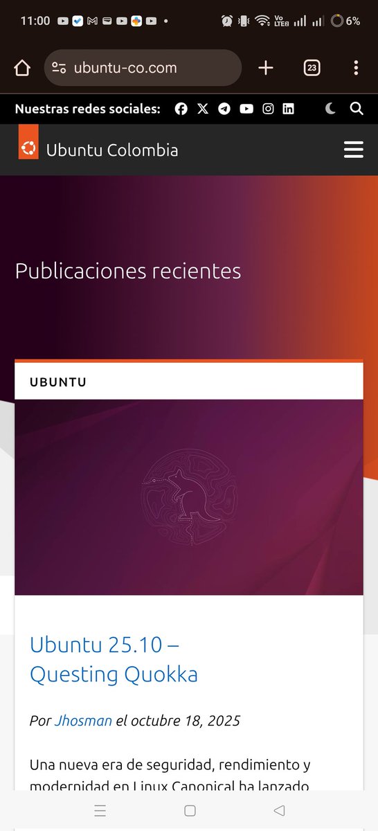 Ya visitaron nuestro nuevo sitio web? ubuntu-co.com #Ubuntu