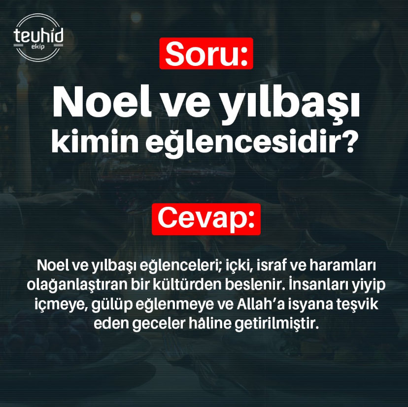 #GünahGecesi
Allah'ın haram kıldığı çoğu şeyi bir geceye sığdırıp Allah'a  isyanda had safhaya çıkmış, eğlence adı altındaki bu cürmü işlemeye değer mi?
