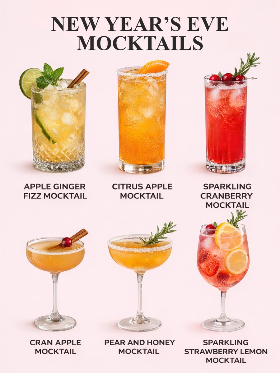 See the full recipes here: mybartender.com/drinks/new-yea…
#newyearsevemocktails #holidaymocktails