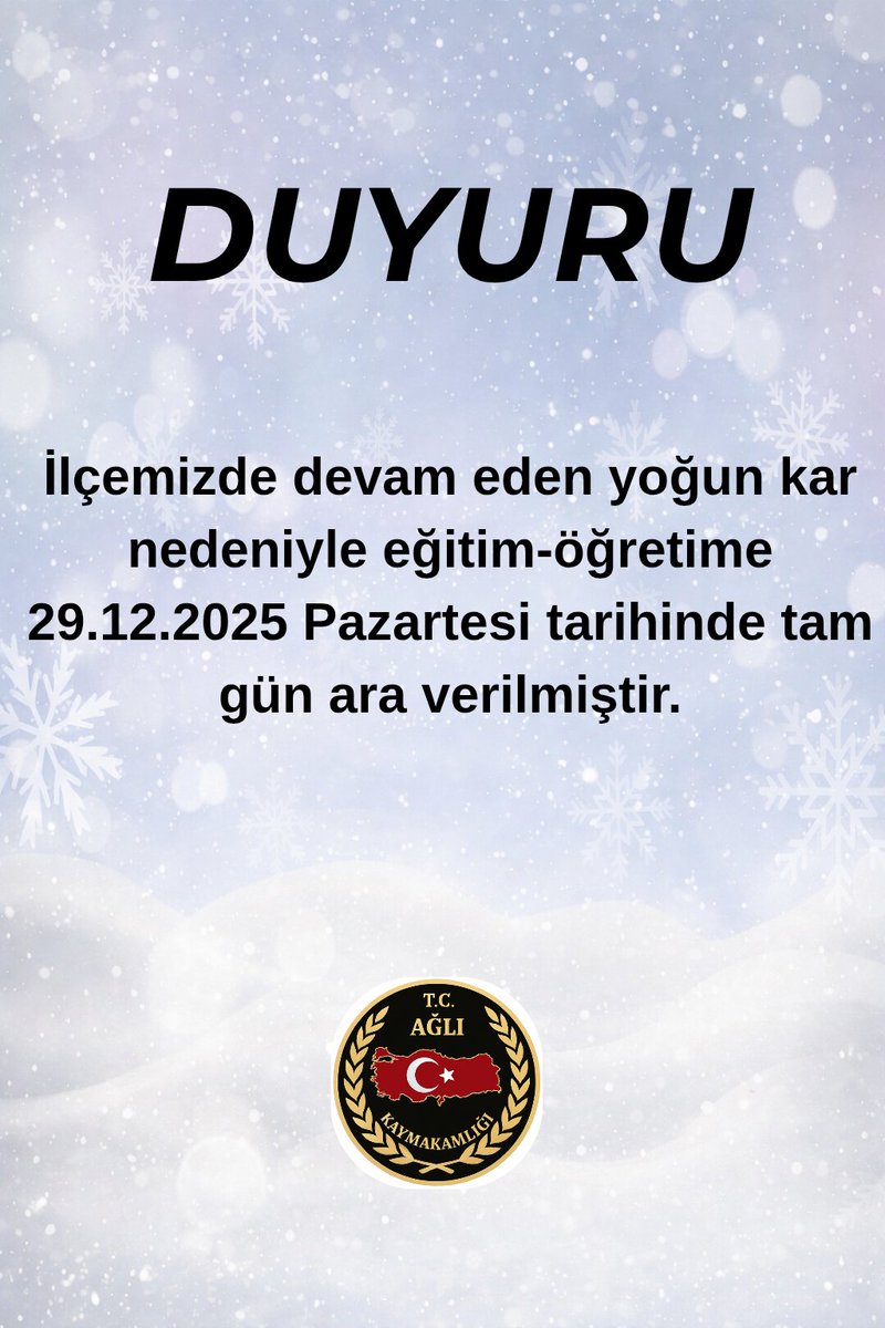 T.C. Ağlı Kaymakamlığı (@kaymakamlikagli) on Twitter photo 