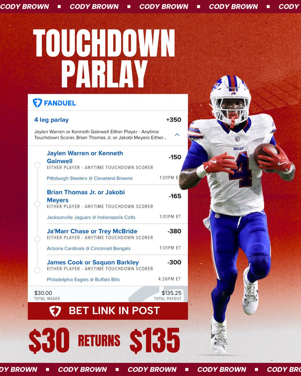 Cody Brown Bets tweet media