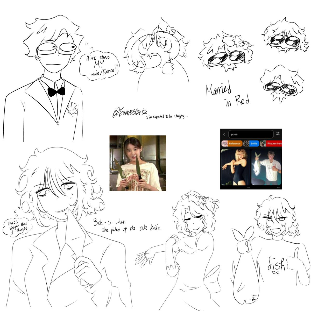 Everrestartz's tweet image. doodles #marriedinred #artmoots